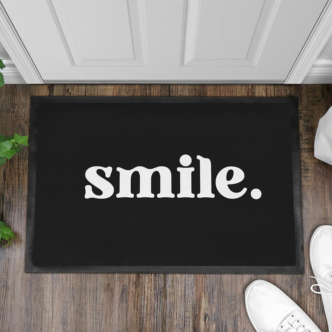 Trendation - Smile Fussmatte Aussen und Innenbereich 60x40 cm