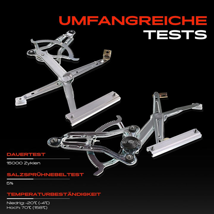 Frankberg 2x Fensterheber Vorne Links Rechts 1247200446 | Kompatibel mit 124 Stufenheck W124, 124 T-