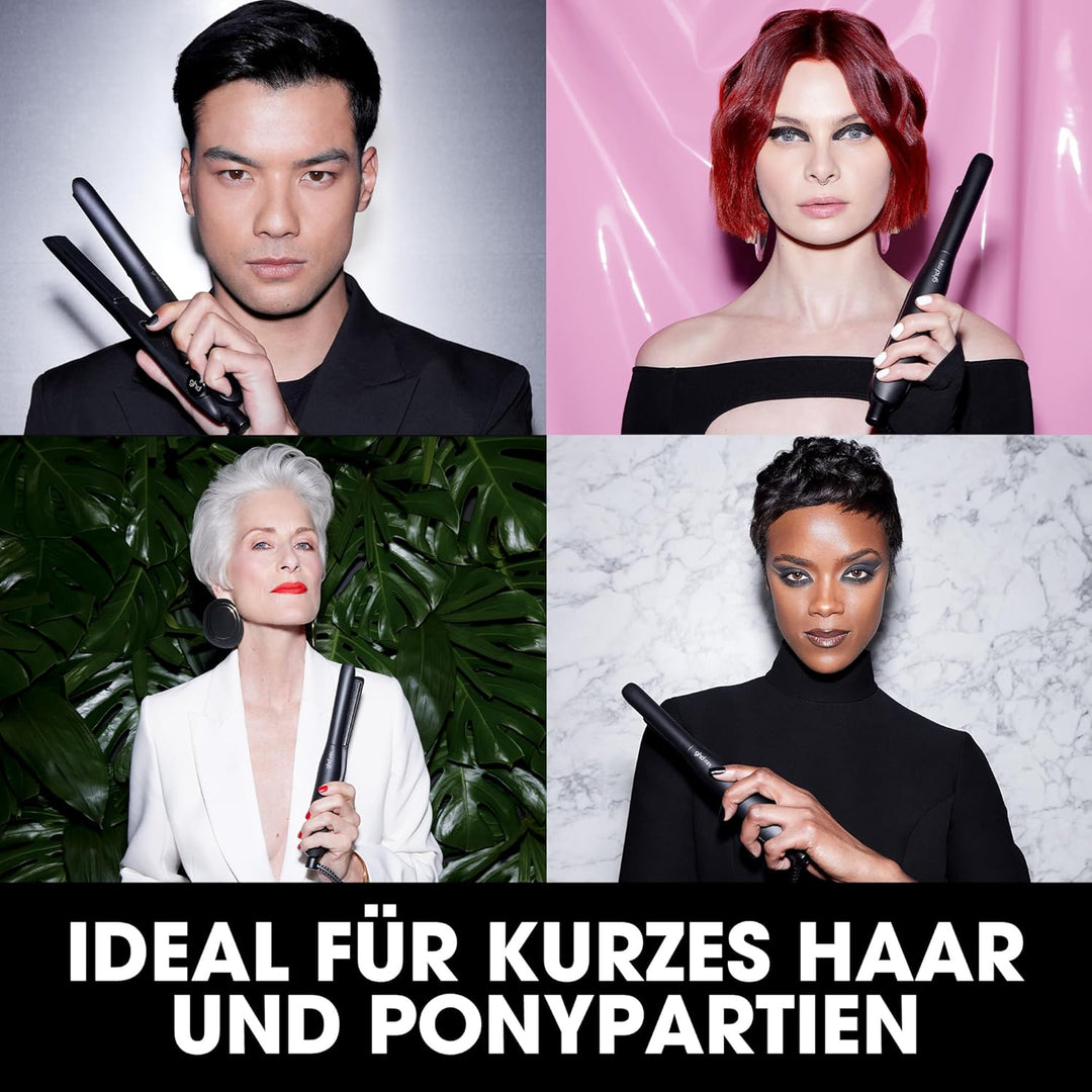 ghd Mini-Styler — Professioneller Haarglätter für kurzes Haar und Pony mit 40% schmaleren Platten, U