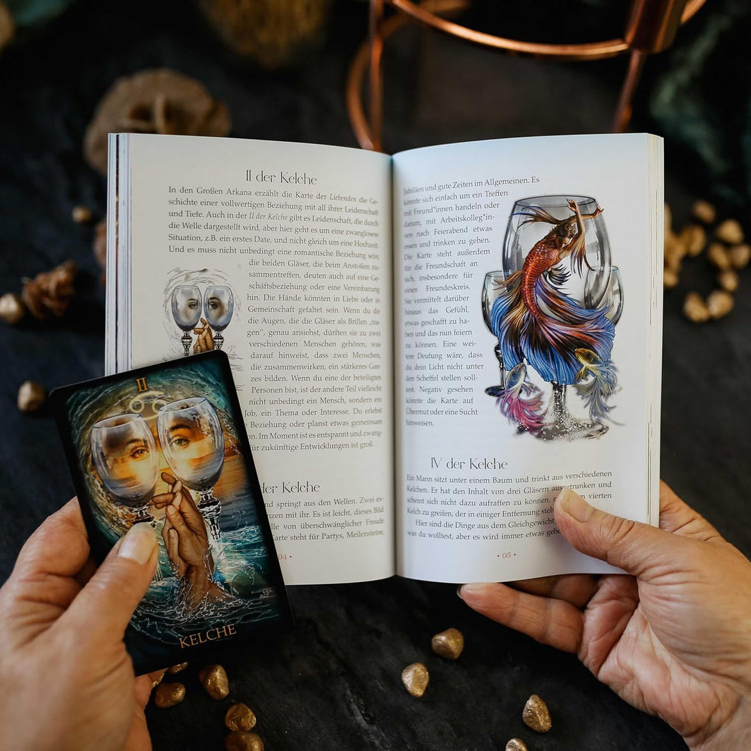 Marchetti Tarot - Folge deiner Intuition!: 78 Tarotkarten und 144-seitiges Buch, Stülpdeckelschachte
