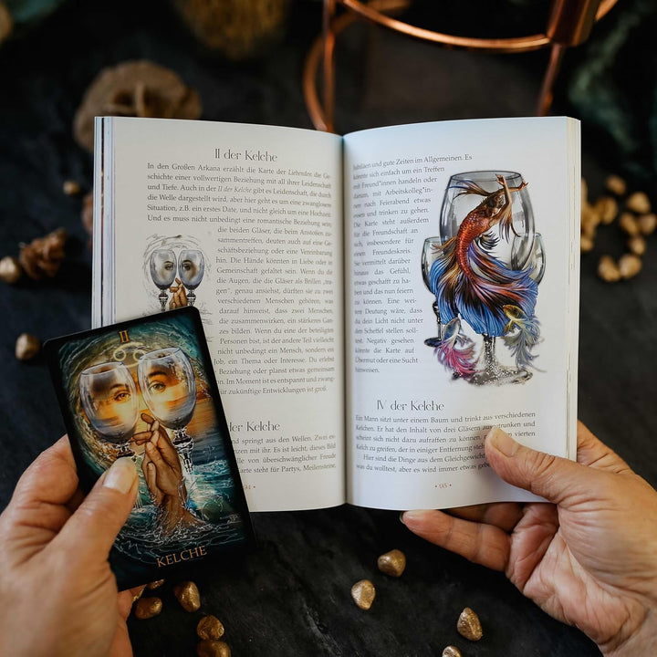 Marchetti Tarot - Folge deiner Intuition!: 78 Tarotkarten und 144-seitiges Buch, Stülpdeckelschachte