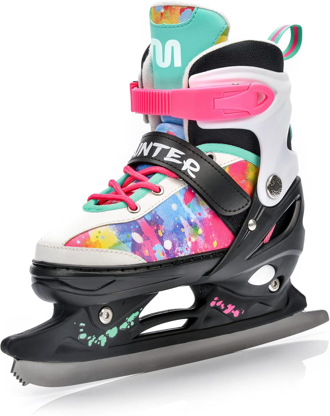 meteor® Inlineskates 4in1 Kinder Inliner Rollschuhe Roller Blades Quad Skates Carbon Kinder Inlinesk