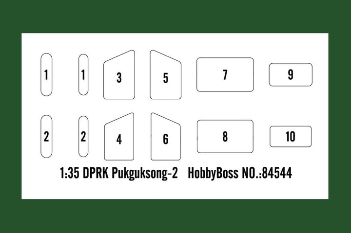 Hobby Boss 084544 1/35 Pukguksong 2 Plastikmodellbausatz, Mehrfarbig