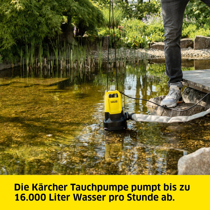 Kärcher SP 16.000 Dirt Schmutzwasser-Tauchpumpe, Fördermenge: 16.000 l/h, Eintauchtiefe: max. 7 m, f