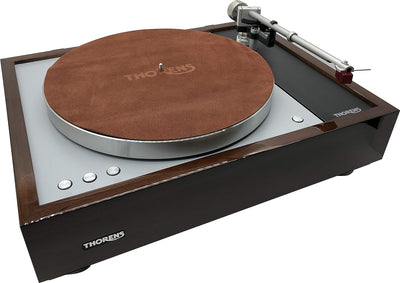 Thorens Leder Auflagematte braun