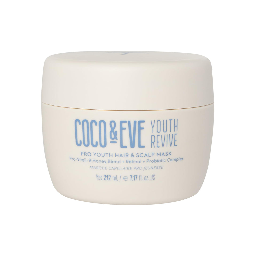 Coco & Eve Pro Youth Haarmaske. Anti-Aging Haarmaske für Kraft, Glanz & Volumen. Reguliert Schuppen