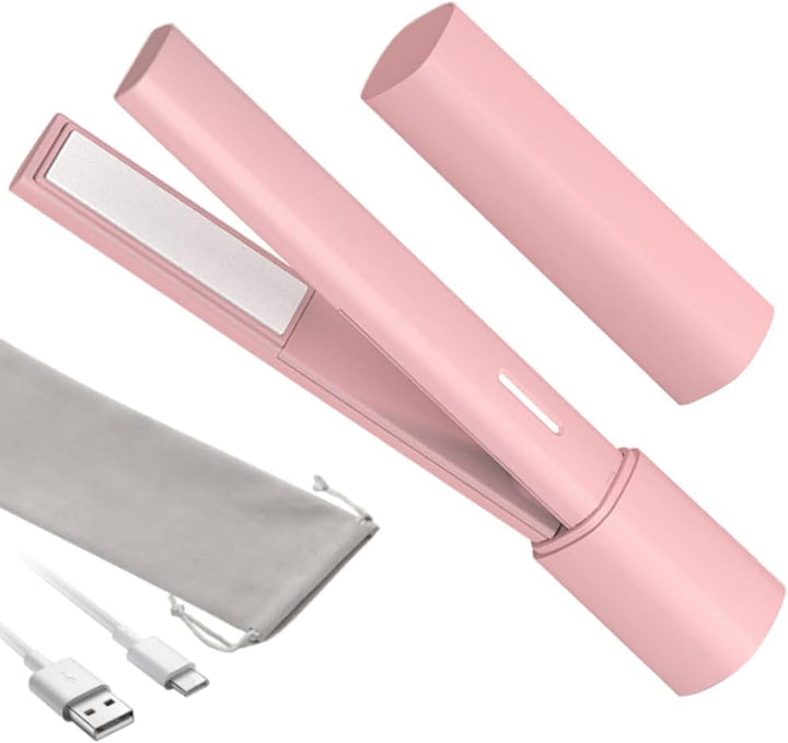 OBEST Mini Glätteisen für kurzes Haar, 2 in 1 Glätteisen Locken und Glätten, 180° Konstante Temperat