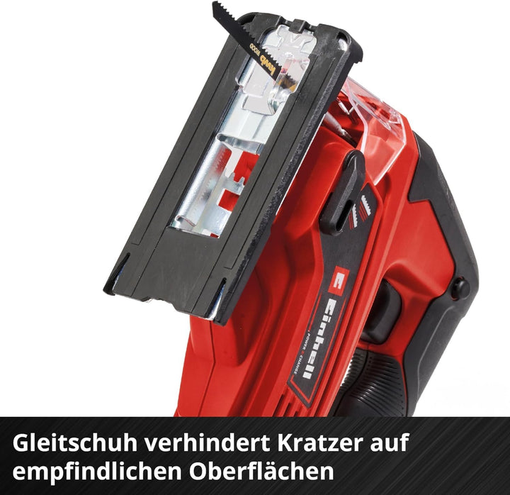 Einhell Akku-Stichsäge TC-JS 18 Li (1x2,5 Ah) Power X-Change (Li-Ion, 18 V, Pendelhubfunktion, Absau