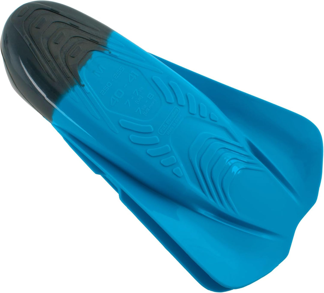Seac Unisex-Adult Shuttle Flex Kurze Schwimmflossen aus 100% Silikon 43/44 hell blau, 43/44 hell bla