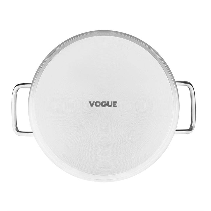 Vogue tiefer Suppentopf 10,5L 240(d)mm x 240mm/9.5"(dia)., 240(d)mm x 240mm/9.5"(dia).