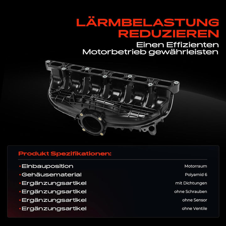 Ansaugkrümmer Mit Dichtring für E88 E82 E90 E91 E92 E93 F01 X6 E71 E72 Z4 E89 3.0L 2006-2017 1161756