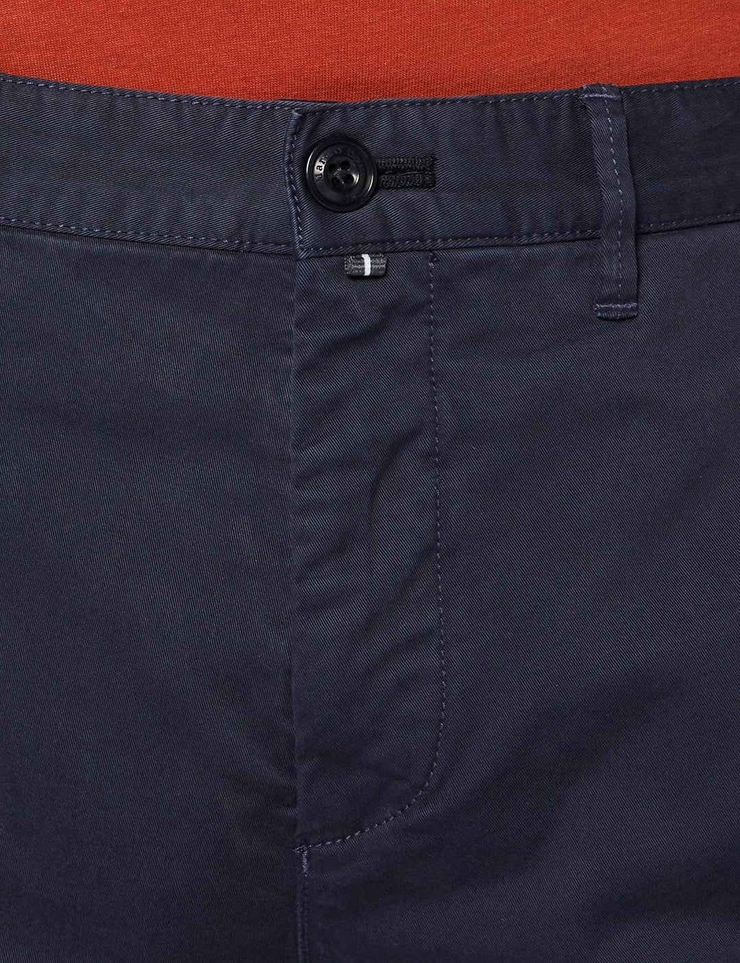 Marc OߴPolo Herren Chinohose mit Stretch-Anteil Slim Fit 32W / 30L Blau, 32W / 30L Blau