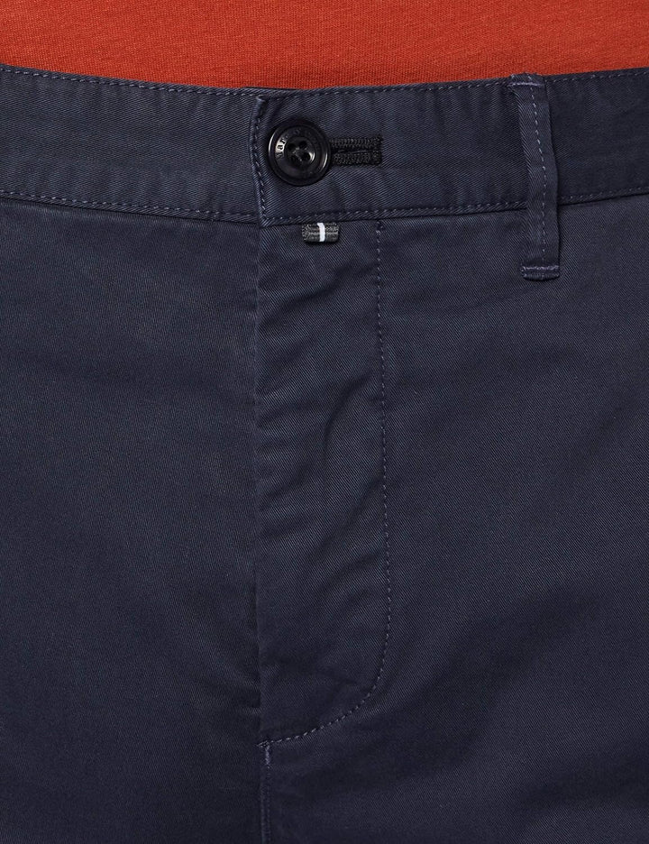 Marc OߴPolo Herren Chinohose mit Stretch-Anteil Slim Fit 32W / 30L Blau, 32W / 30L Blau
