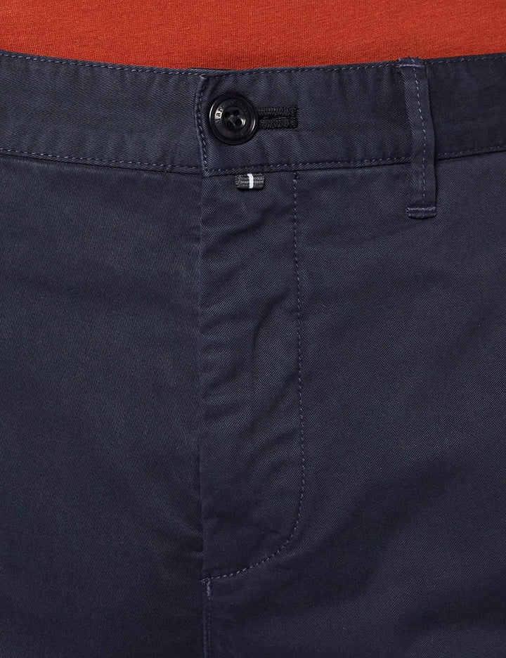 Marc OߴPolo Herren Chinohose mit Stretch-Anteil Slim Fit 32W / 30L Blau, 32W / 30L Blau