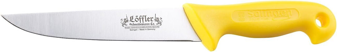 Löffler Schneidewaren Co. Schlachtmesser: 3er-Set Solinger Edelstahl-Metzgermesser, 6, 7 & 8 Zoll (S