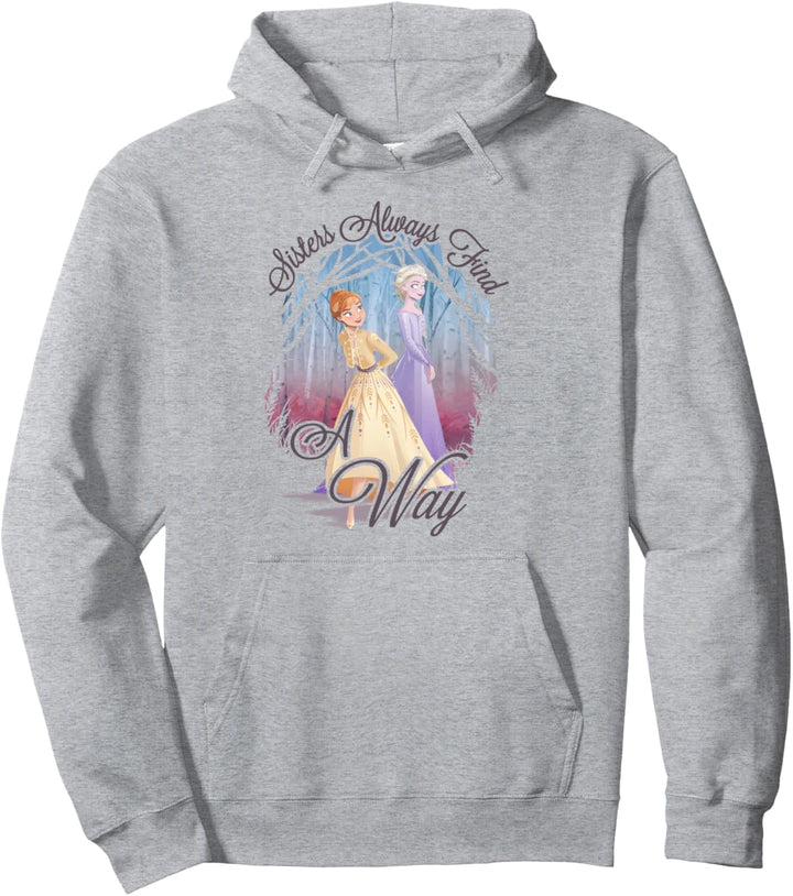 Disney Frozen 2 Anna & Elsa Sisters Always Find A Way Pullover Hoodie