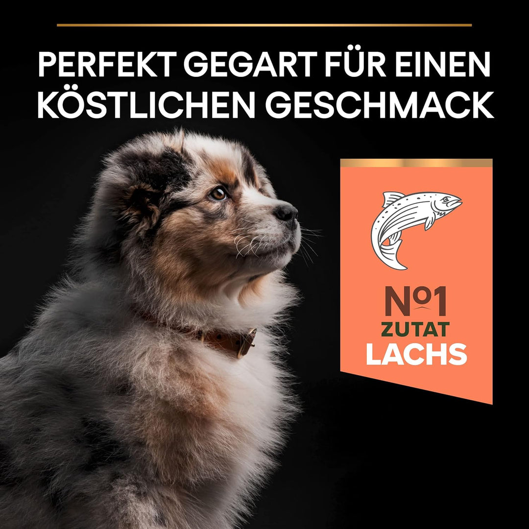 Pro Plan PURINA PRO PLAN Medium Puppy Sensitive Skin, Welpenfutter trocken, reich an Lachs, 1er Pack