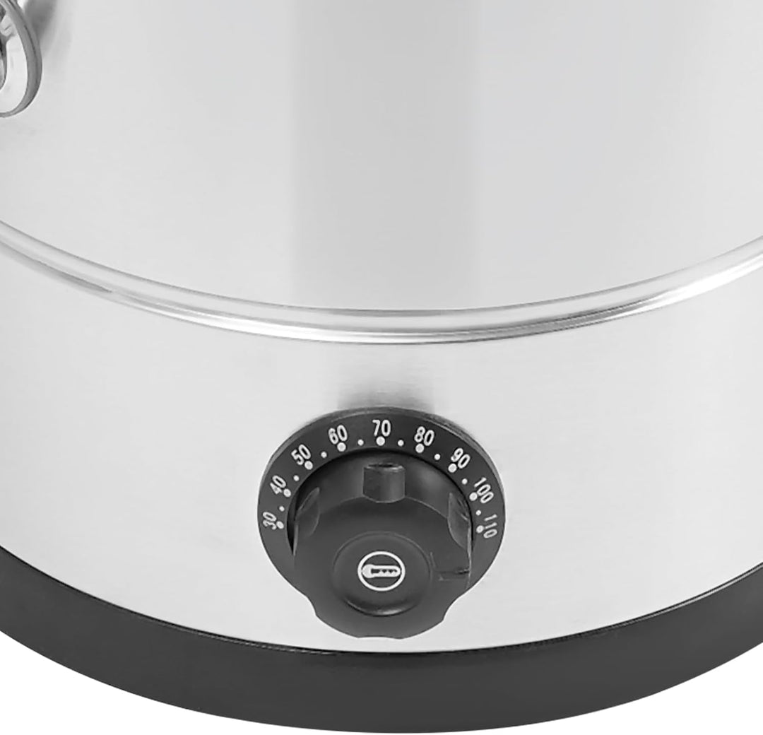 Cutycaty 8L/10L/12L/15L Wachsschmelzer für Kerzen 1800W Elektrischer Wachsschmelzofen aus Edelstahl