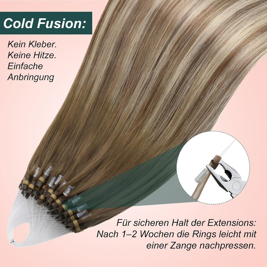 Easyouth Microring Extensions Ombre Echthaar Micro Bead Extensions Remy Echthaar Microring Haarverla