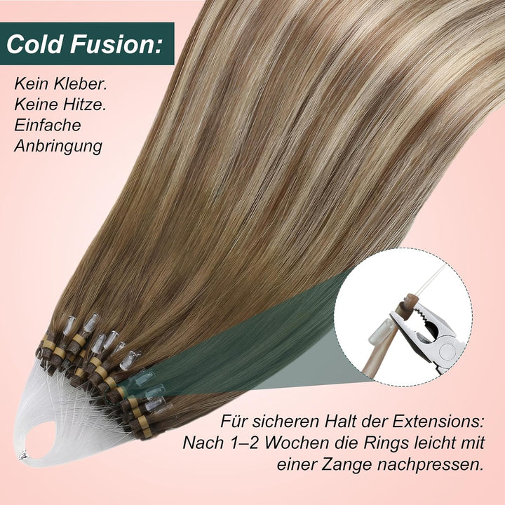 Easyouth Microring Extensions Ombre Echthaar Micro Bead Extensions Remy Echthaar Microring Haarverla