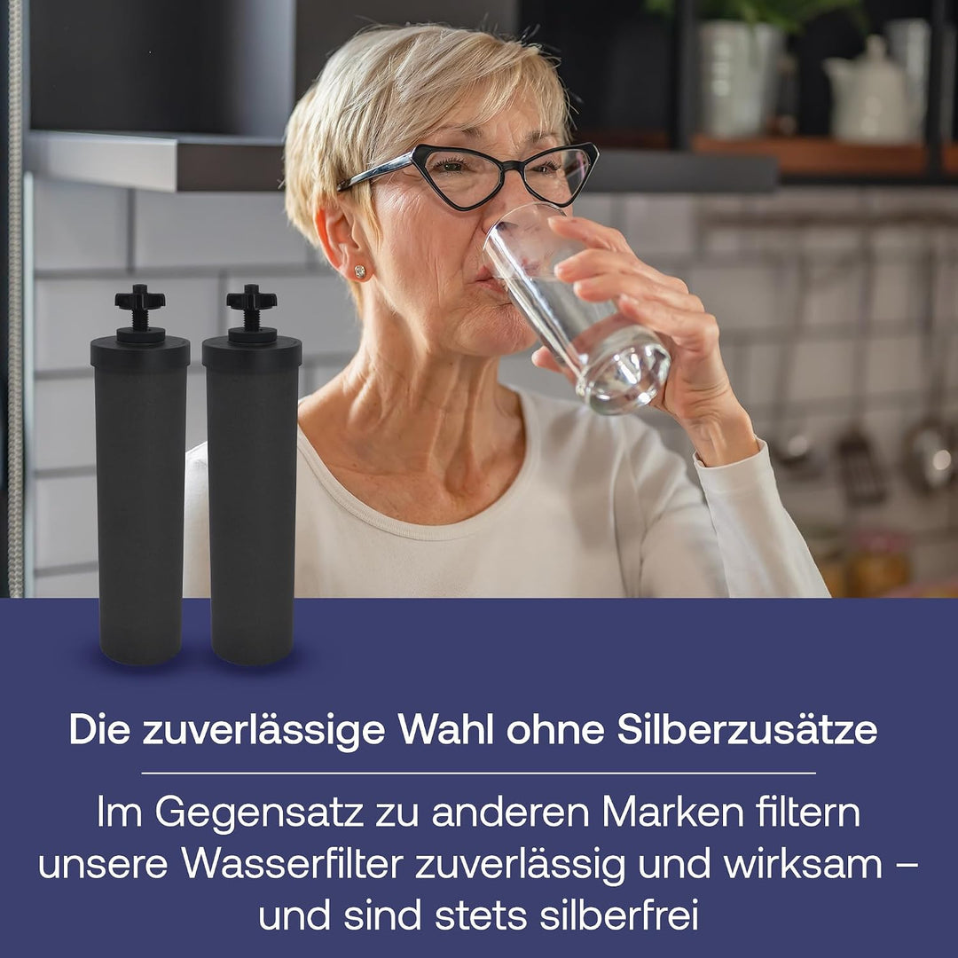 Weeplow® O'Pure Gravity Water Filter Systems Compatible with Berkey Series Travel, Big, Royal, Imper