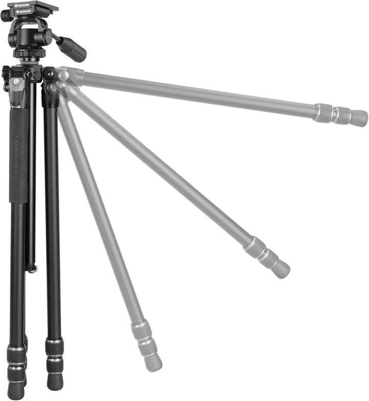 Vanguard Veo 3 264AO - Stativ mit Kopf - ideal für Naturbeobachtung Aluminium 26mm (4 secciones) 2 W
