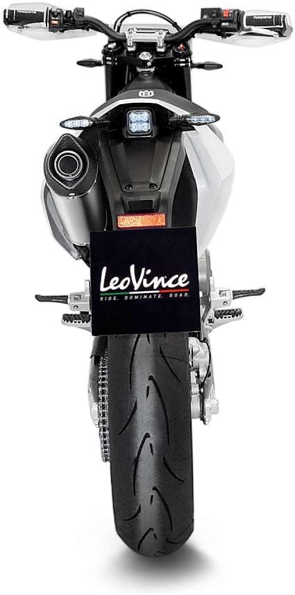 Endschalldämpfer/Auspuffanlage LeoVince SLIP-ON SBK LV ONE EVO, Edelstahl, Carbon Kappe, mit Zulassu