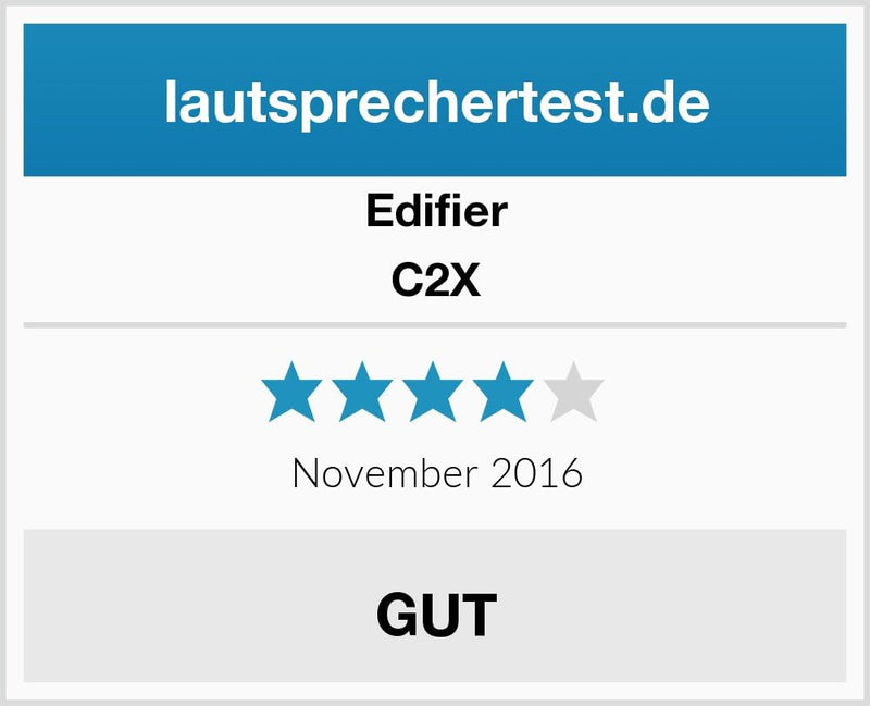 EDIFIER C2XD 2.1 Lautsprechersystem (53 Watt) mit Infrarot-Fernbedienung und optischem Eingang, C2XD