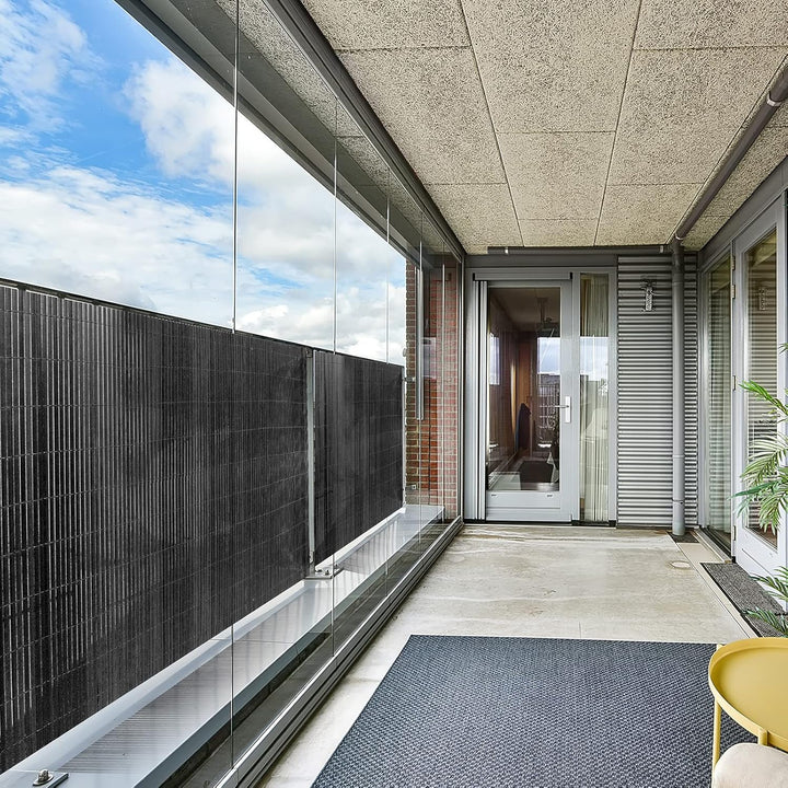 CCLIFE PVC Sichtschutzmatte Sichtschutz Sichtschutzzaun Windschutz UV-beständig für Balkon Garten Te
