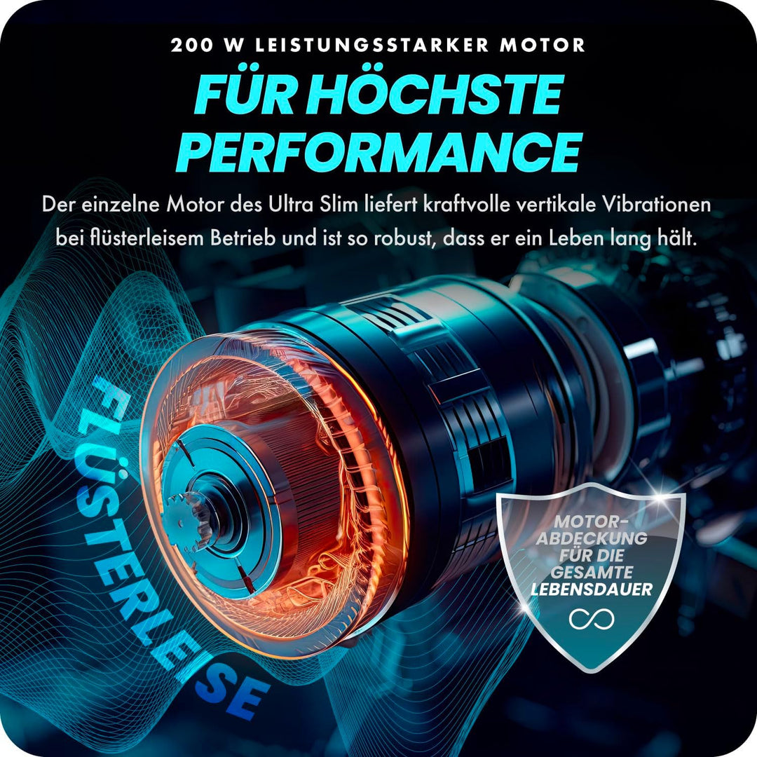Bluefin Fitness Vibrationsplatte | Fettverbrennung, Muskelaufbau & Ganzkörpertraining | Kompaktes De