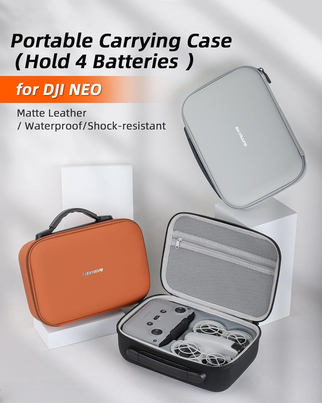 Tasche für DJI Neo Fly More Combo, kompakte Reisetasche Tragetasche für DJI Neo Drone Zubehör und RC