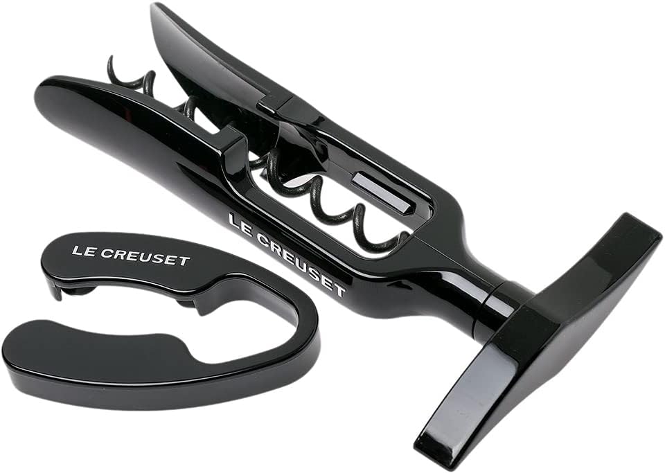 Le Creuset Classic Tischmodell Korkenzieher mit Kapselschneider Geschenkset, GS 100 , Kunststoff, Sc