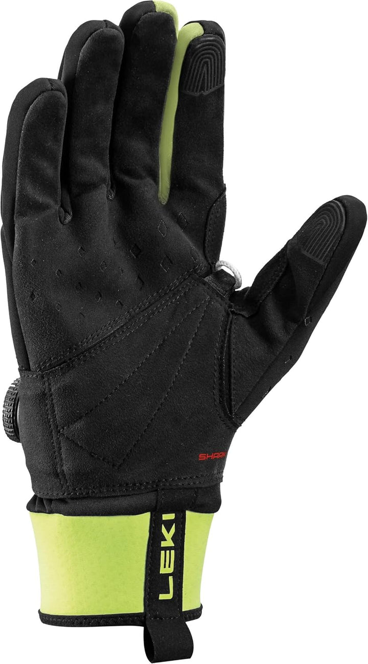 LEKI PRC Boa Shark Handschuhe EU 9,5 black-neon yellow, EU 9,5 black-neon yellow