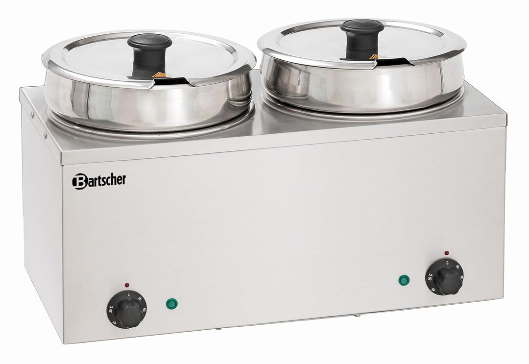 Bartscher Bain-Marie Hotpot mit 2 Töpfen 6,5 Liter -