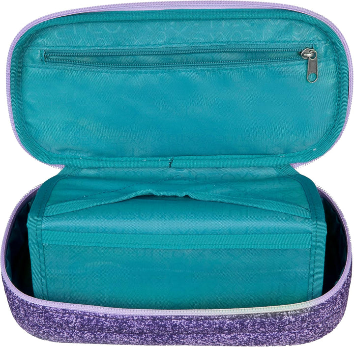 neoxx - Jump Schlamperbox - Recycelte PET-Flaschen, Hauptfach mit Reissverschluss, 10 Stifteschlaufe
