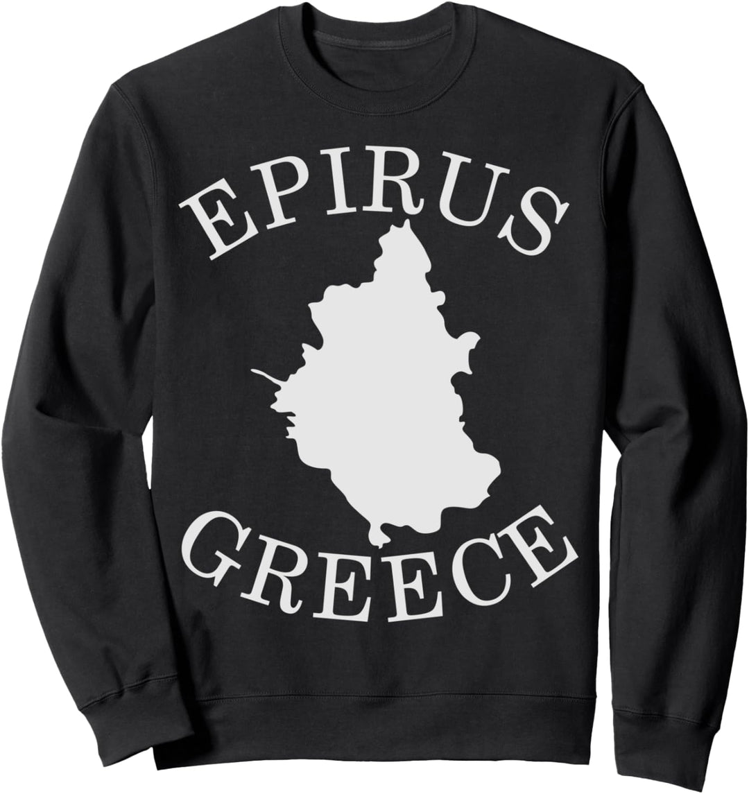 Greece Epirus Map Greek Sweatshirt
