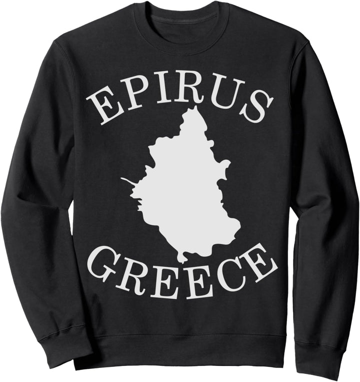 Greece Epirus Map Greek Sweatshirt