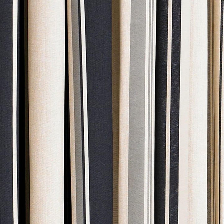 Ringösen Vorhänge Broadway Gestreift - Black, 168cm x 183cm Marine 66x72 (168x183cm), Marine 66x72 (