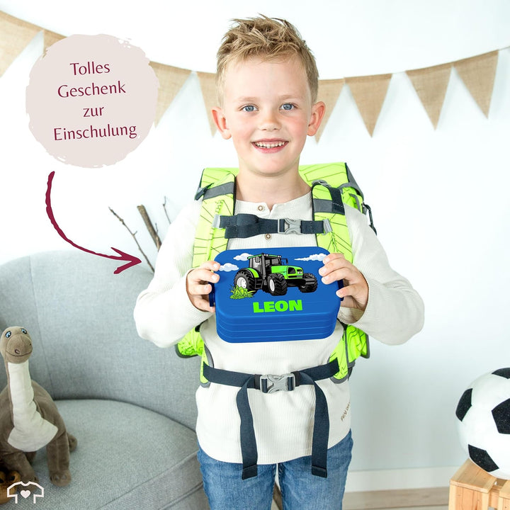 Kinder Bento Box Midi Lunchbox für Mepal Bentobox - Traktor Schlepper Zugmaschine Trecker - 900 ml -