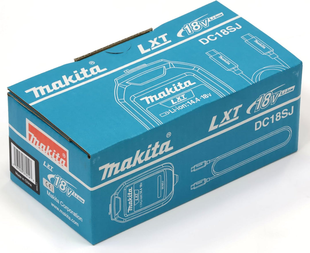 Makita 1916D9-8 Autoladegerät DC18SJ inkl. USB-C-Kabel