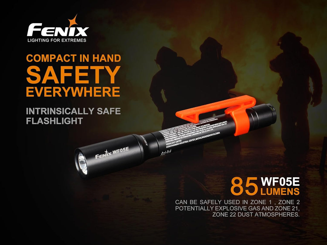 Fenix Unisex-Adult WF05E EX-Geschützte LED Taschenlampe, Black, small