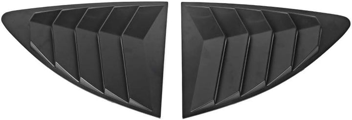 KIMISS Seitenfenster Luftschlitze, 2 Stück ABS Heckscheiben Luftschlitze Spoiler Panel Fit für 86 GT