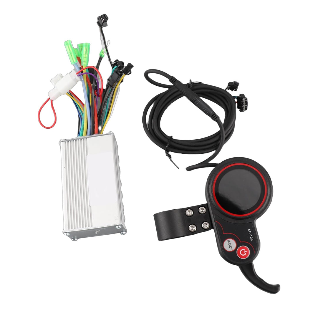 Alomejor E-Bike Controller Kit, Elektroroller-Controller mit LCD-Display und Schaltschalter (Univers