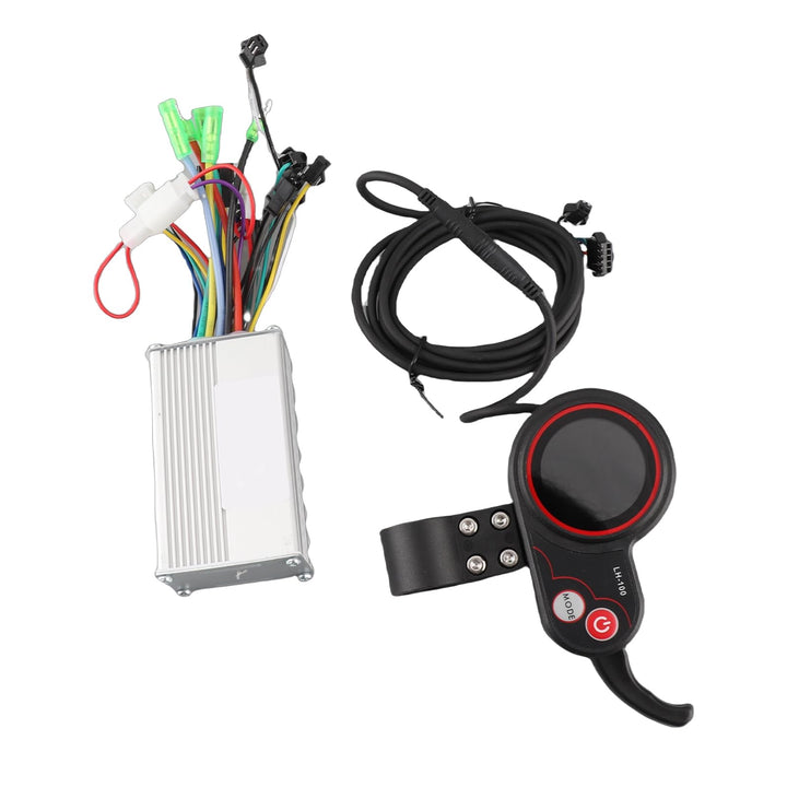 Alomejor E-Bike Controller Kit, Elektroroller-Controller mit LCD-Display und Schaltschalter (Univers