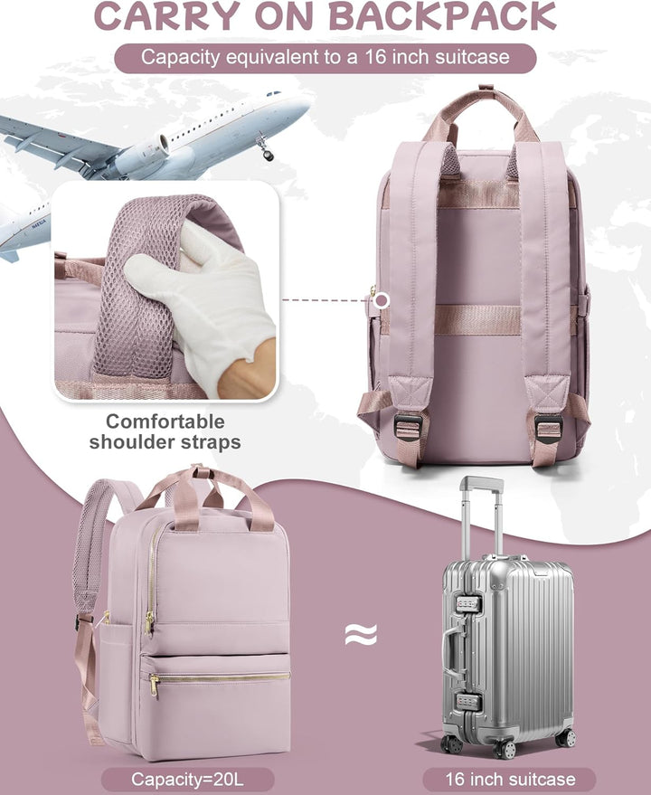 bergsalz Reiserucksack Damen Ryanair Handgepäck 40x20x25 Rucksack Damen Herren Arbeit Handgepäck Ruc