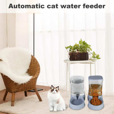 Haustierwasserspender automatischer Katzenfuttermittel 3.5L Kleine mittelgrosse Haustier Automatisch