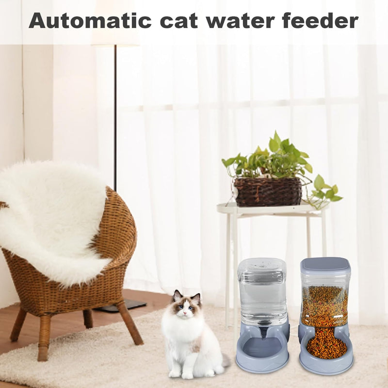 Haustierwasserspender automatischer Katzenfuttermittel 3.5L Kleine mittelgrosse Haustier Automatisch