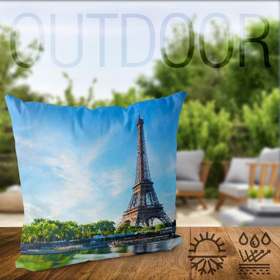 VOID Paris Eiffelturm Kissenbezug Kissenhülle Sofakissen Kissen Deko Outdoor-Kissen Dekokissen, Kiss