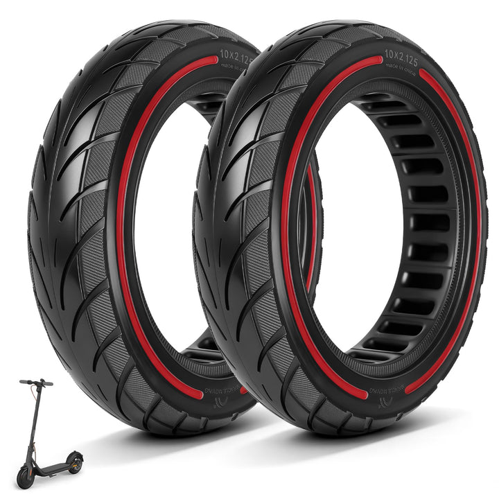 10x2,125 Vollreifen 250x54 Solide Reifen für Xiaomi 4Pro/4Lite/Ninebot uifi/F20d/F30d/F40d/F40E Elek
