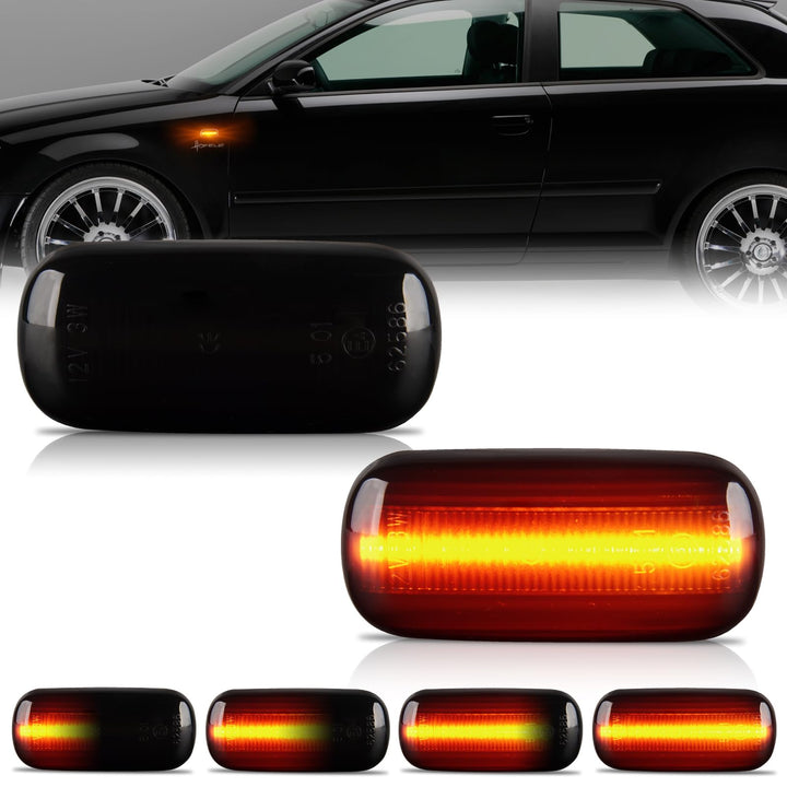 OZ-LAMPE LED Blinker Seitenblinker für Audi A3 S3 8P A4 S4 RS4 B6 B7 A4 B8 A6 S6 RS6 C5 C7 A8 D3 TT